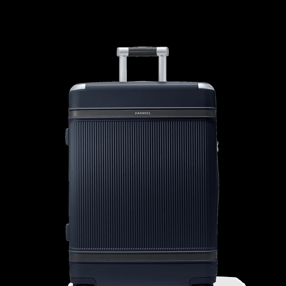 Paravel Aviator Grand Checked Luggage -- NAVY